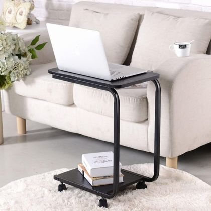 Mesa de Apoio com Rodas para Sofá