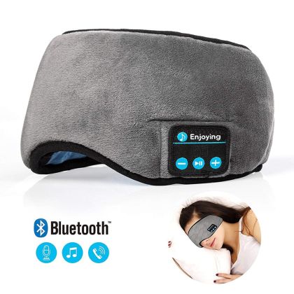 Máscara de Dormir com Fones Bluetooth