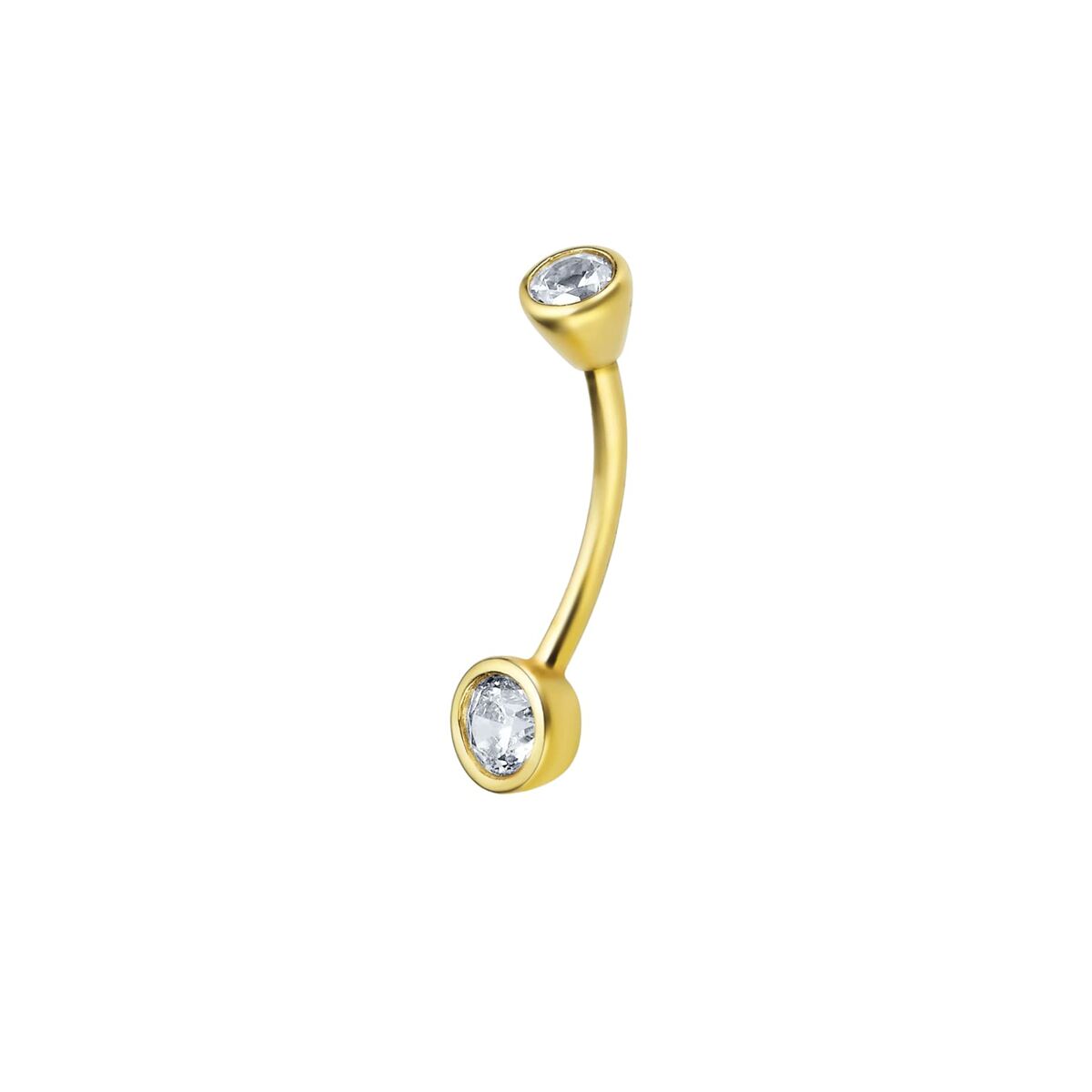 Piercing Lotus dourado