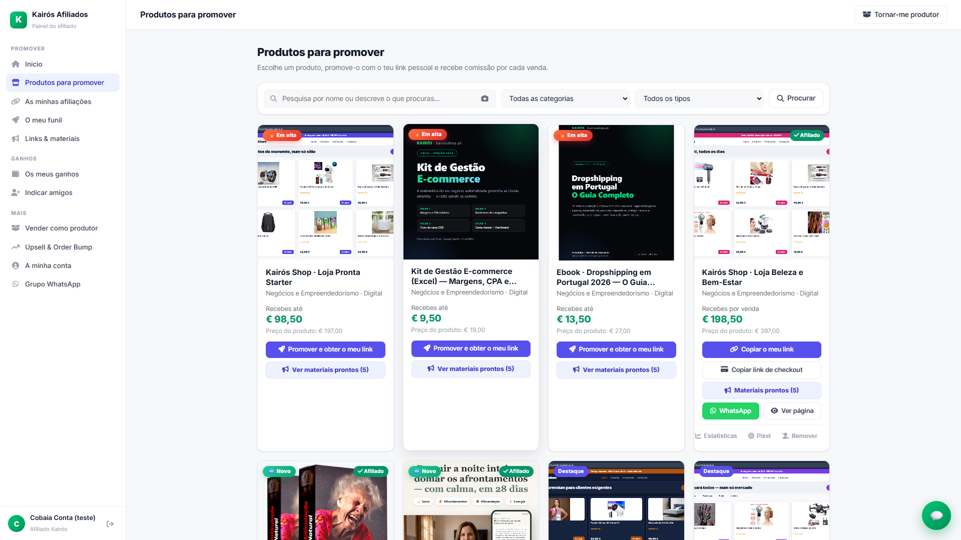 Real marketplace with 900+ products